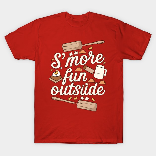 Smores Fun Outside T-Shirt by NomiCrafts